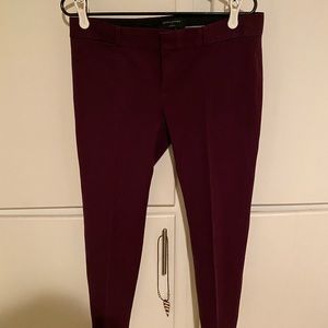 Banana republic burgundy ankle pant.